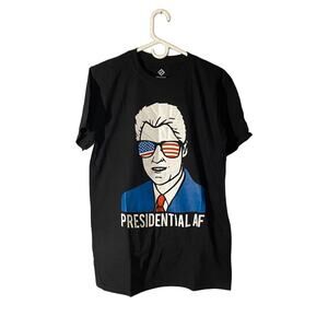 H3 Sportgear Presidential AF Black Short Sleeve Political T-Shirt Men Sz M